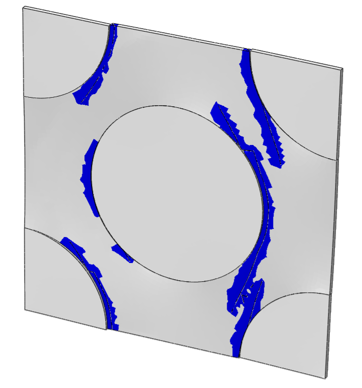 Micromechanical crack simulation
